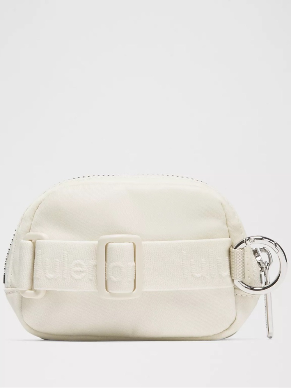 New Lululemon Light Ivory Everywhere Belt Bag Nano 4.1” x 1.4” x 3.2” nwt - Picture 3 of 8